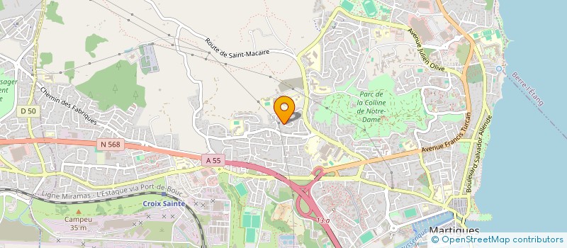 localisation de l'entreprise MONSIEUR ANDRIJA RADOVANOVIC  MARTIGUES