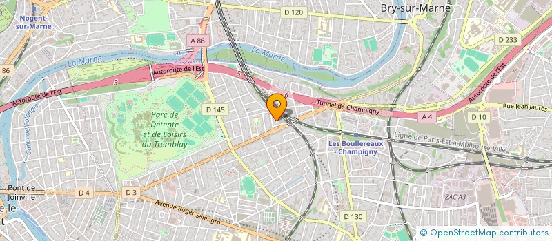 localisation de l'entreprise MONSIEUR ANDRIY KASPRYSHYN à CHAMPIGNY-SUR-MARNE