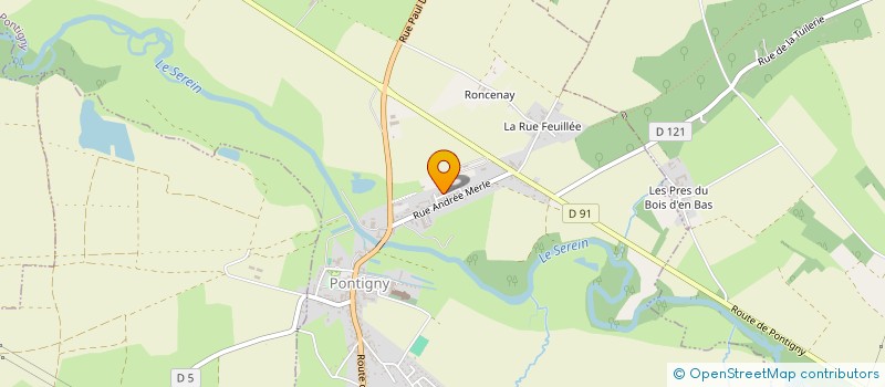 localisation de l'entreprise MONSIEUR ANDRIY LOTOTSKYY  PONTIGNY