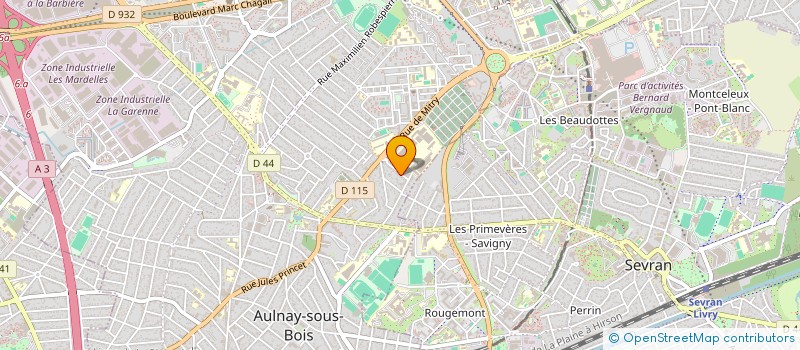 localisation de l'entreprise MONSIEUR ANDRY RAKOTONDRAINIBE à AULNAY SOUS BOIS
