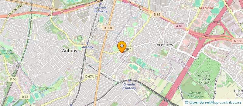 localisation de l'entreprise MONSIEUR ANDRY RALAIARIVONY à ANTONY