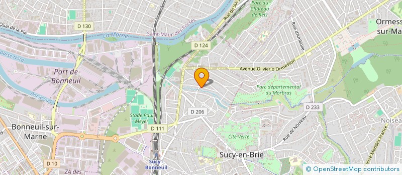 localisation de l'entreprise MONSIEUR ANDRY RALAMBOMALALA à SUCY-EN-BRIE