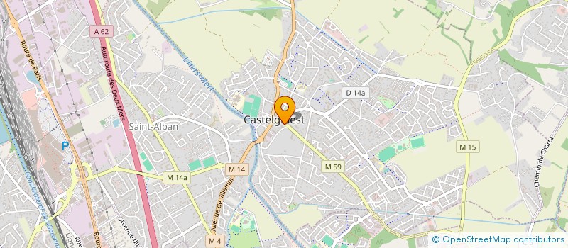 localisation de l'entreprise MONSIEUR ANDRY RANAIVOZANANY à CASTELGINEST