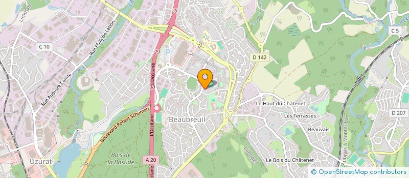 localisation de l'entreprise MONSIEUR ANDRY RAZAFINDRALAMBO à LIMOGES