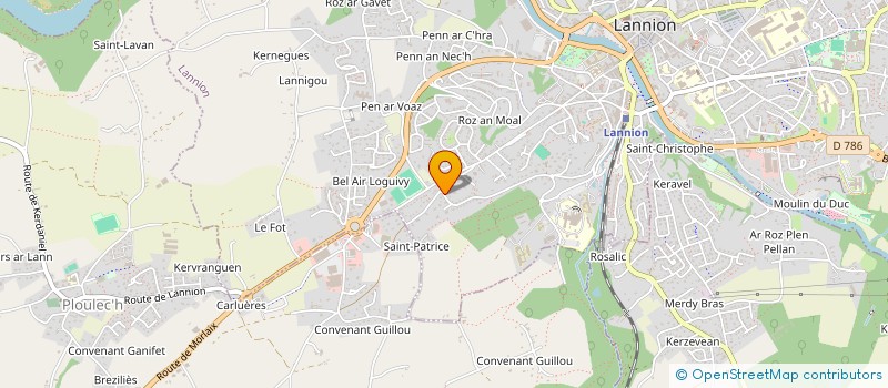 localisation de l'entreprise MONSIEUR ANDRZEJ KRZEMIEN à LANNION