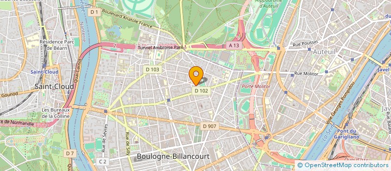 localisation de l'entreprise MONSIEUR ANDRZEJ MISKO à BOULOGNE-BILLANCOURT