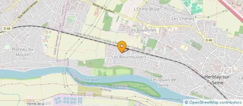 localisation de l'entreprise MONSIEUR ANDRZEJ RANISZEWSKI  HERBLAY-SUR-SEINE