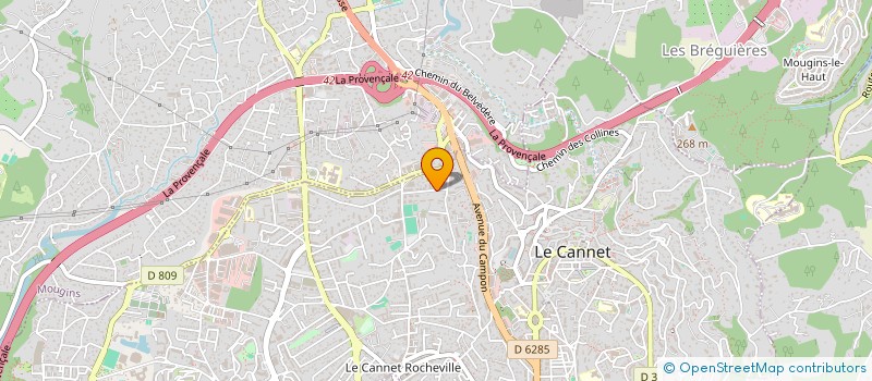localisation de l'entreprise MONSIEUR ANDRZEJ SZARBINSKI à LE CANNET