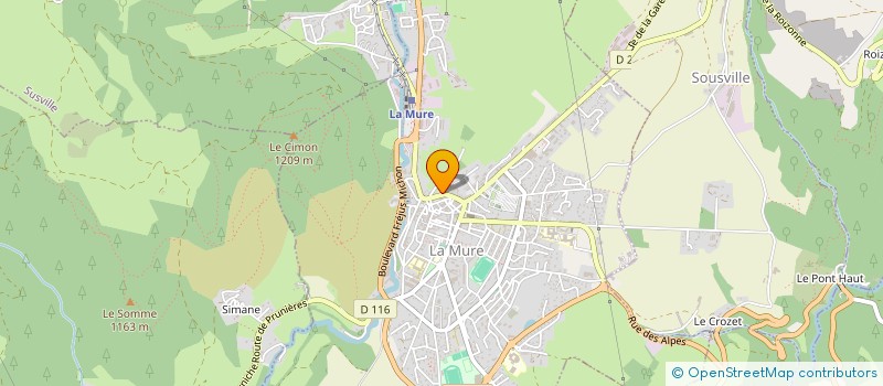 localisation de l'entreprise MONSIEUR ANDRZEJ WEGRZYN  LA MURE