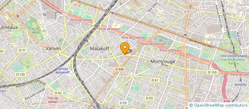 localisation de l'entreprise MONSIEUR ANDRZEJ WUS à MALAKOFF
