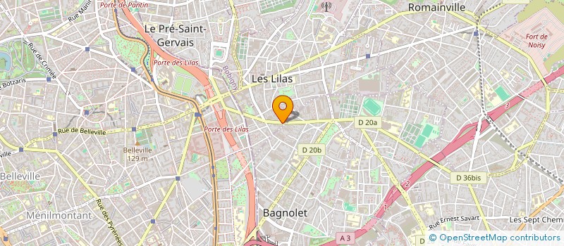 localisation de l'entreprise MONSIEUR ANDRZES LIBERA à LES LILAS