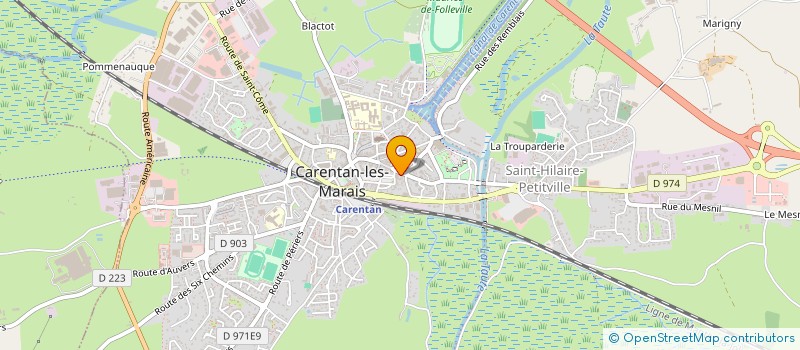 localisation de l'entreprise MONSIEUR ANDY AKPAMAGBO  CARENTAN-LES-MARAIS