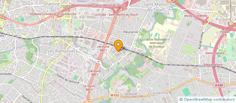 localisation de l'entreprise MONSIEUR ANDY ANDRIANJAFITRIMO  TOULOUSE