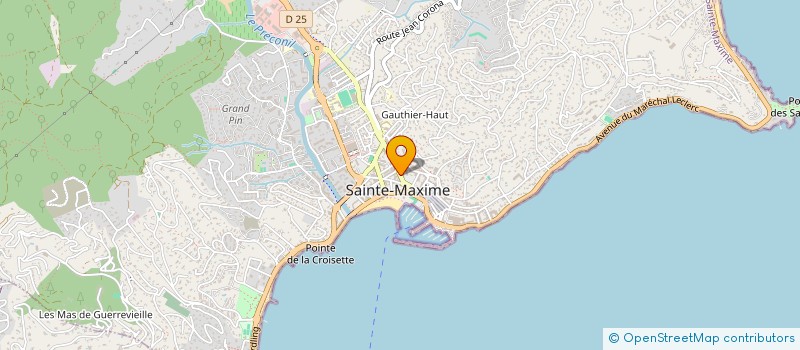 localisation de l'entreprise MONSIEUR ANDY BASTIN à SAINTE-MAXIME