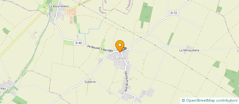 localisation de l'entreprise MONSIEUR ANDY BERNARDIN  CUHON