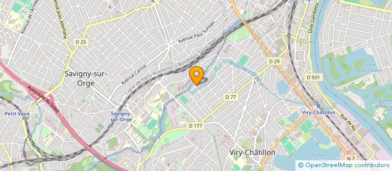 localisation de l'entreprise MONSIEUR ANDY BLONDEL à VIRY-CHATILLON