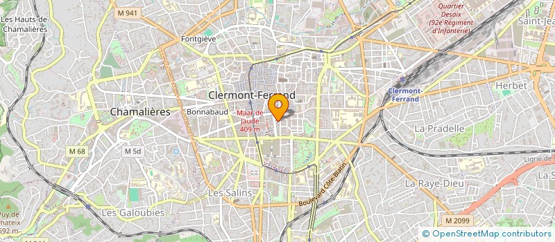 localisation de l'entreprise MONSIEUR ANDY BOUILLON  CLERMONT-FERRAND