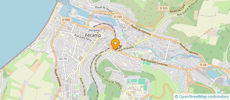 localisation de l'entreprise MONSIEUR ANDY CAHARD  FECAMP