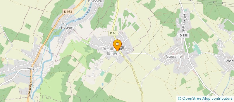 localisation de l'entreprise MONSIEUR ANDY CAPRE  BREUIL-BOIS-ROBERT