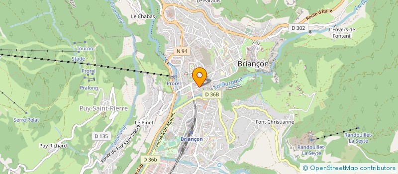 localisation de l'entreprise MONSIEUR ANDY CARENE à BRIANCON