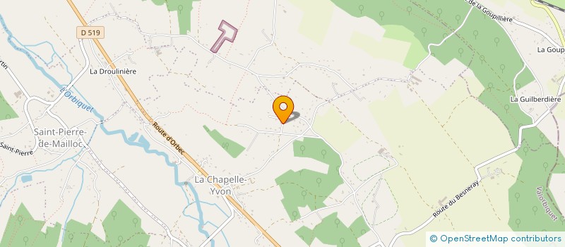 localisation de l'entreprise MONSIEUR ANDY CHEREL  VALORBIQUET