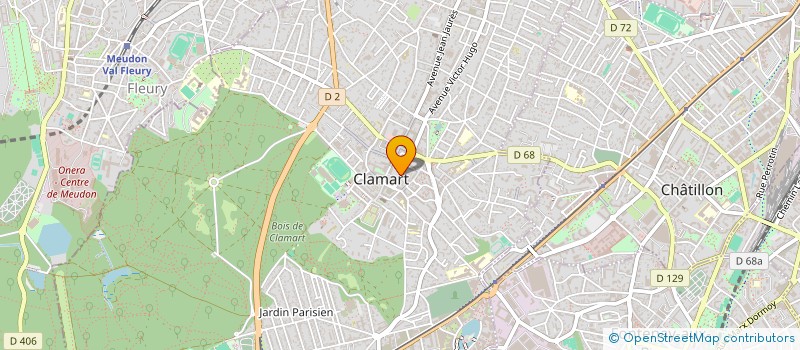 localisation de l'entreprise MONSIEUR ANDY CLAIRE à CLAMART