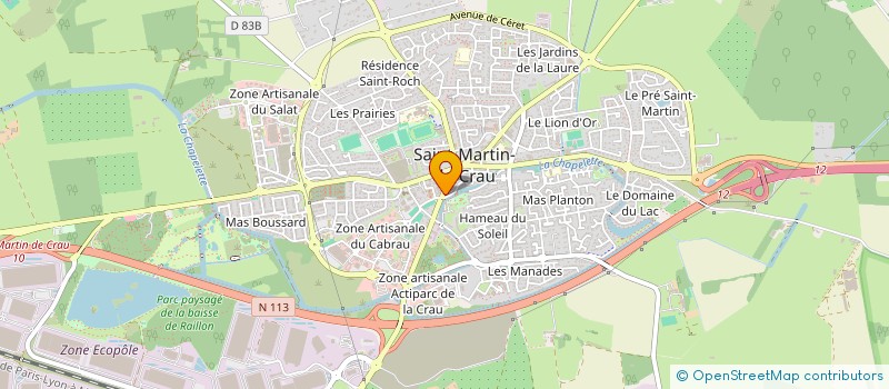 localisation de l'entreprise MONSIEUR ANDY CRESTIN à SAINT-MARTIN-DE-CRAU