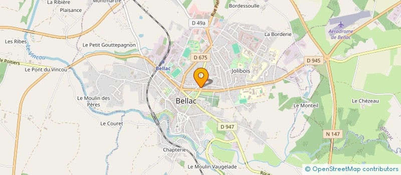 localisation de l'entreprise MONSIEUR ANDY DANAIRE à BELLAC