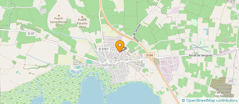 localisation de l'entreprise MONSIEUR ANDY DEGUY  VENDRES