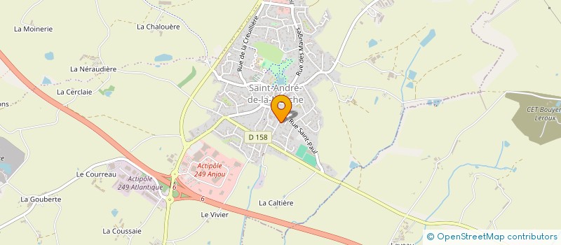 localisation de l'entreprise MONSIEUR ANDY DENIS à BEAUPREAU-EN-MAUGES