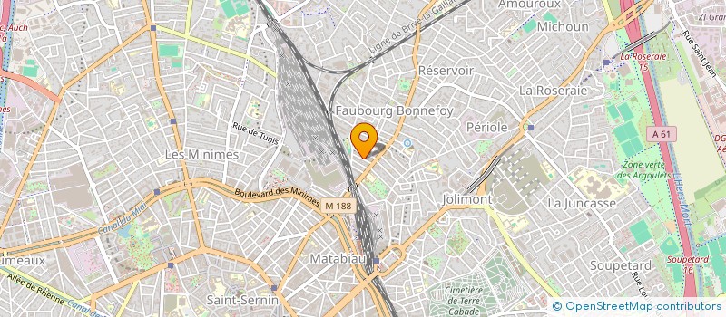 localisation de l'entreprise MONSIEUR ANDY DHERBOMEZ à TOULOUSE
