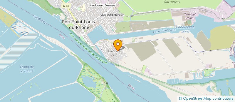 localisation de l'entreprise MONSIEUR ANDY DI MEGLIO à PORT-SAINT-LOUIS-DU-RHONE
