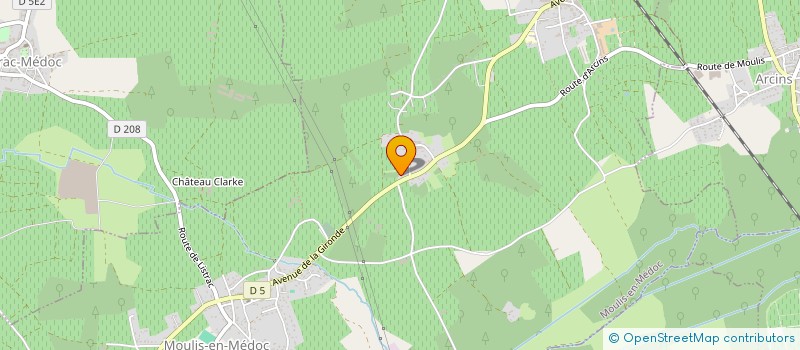 localisation de l'entreprise MONSIEUR ANDY DUPUIS  MOULIS-EN-MEDOC