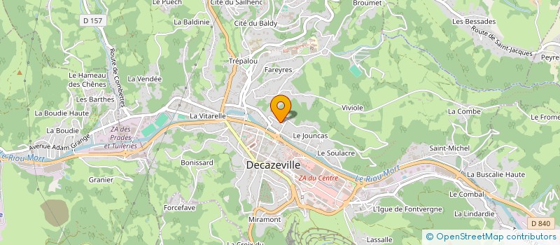 localisation de l'entreprise MONSIEUR ANDY DUROCHER  DECAZEVILLE