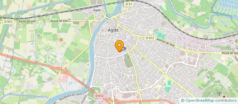 localisation de l'entreprise MONSIEUR ANDY GAUCH  AGDE