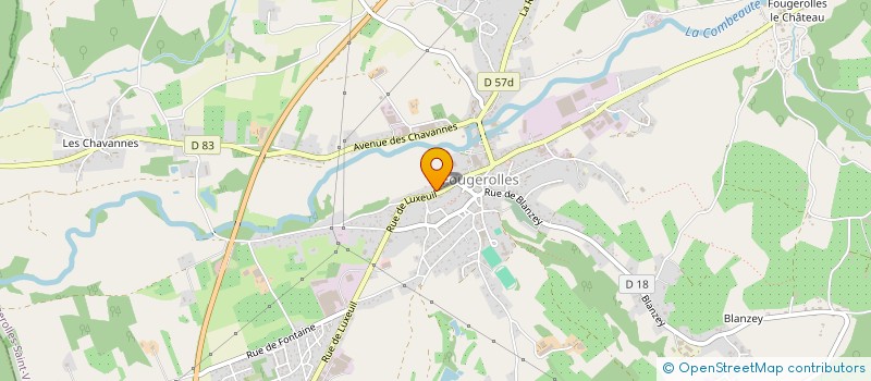 localisation de l'entreprise MONSIEUR ANDY GRAU  FOUGEROLLES-SAINT-VALBERT