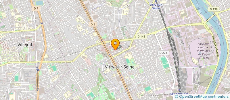 localisation de l'entreprise MONSIEUR ANDY GRENIER à VITRY-SUR-SEINE