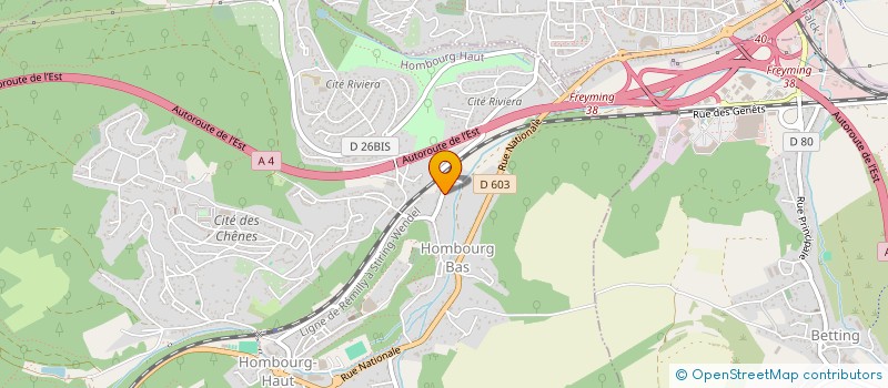 localisation de l'entreprise MONSIEUR ANDY GROSSE  HOMBOURG-HAUT