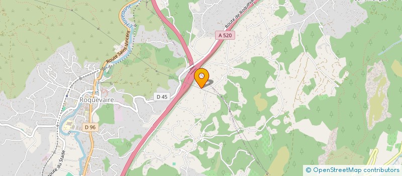 localisation de l'entreprise MONSIEUR ANDY JEANNIN  ROQUEVAIRE