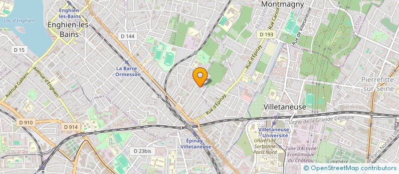 localisation de l'entreprise MONSIEUR ANDY-JOEL GOUGOUEHI KOUDOU  DEUIL-LA-BARRE