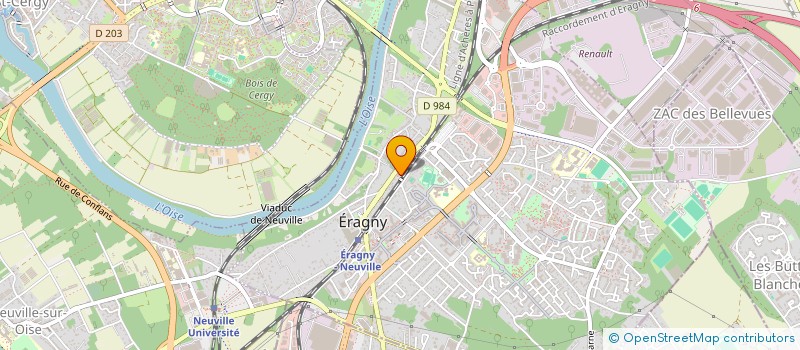 localisation de l'entreprise MONSIEUR ANDY KREITZ  ERAGNY-SUR-OISE