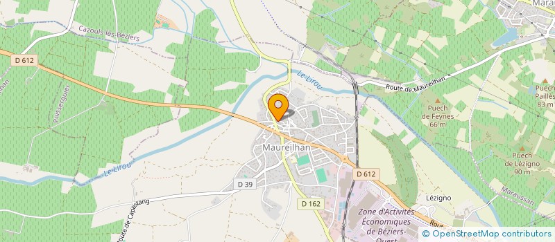 localisation de l'entreprise MONSIEUR ANDY LECLERCQ  MAUREILHAN