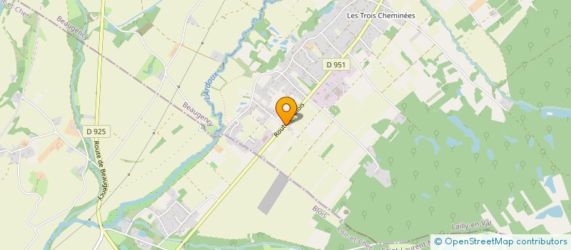 localisation de l'entreprise MONSIEUR ANDY LEGER  LAILLY-EN-VAL