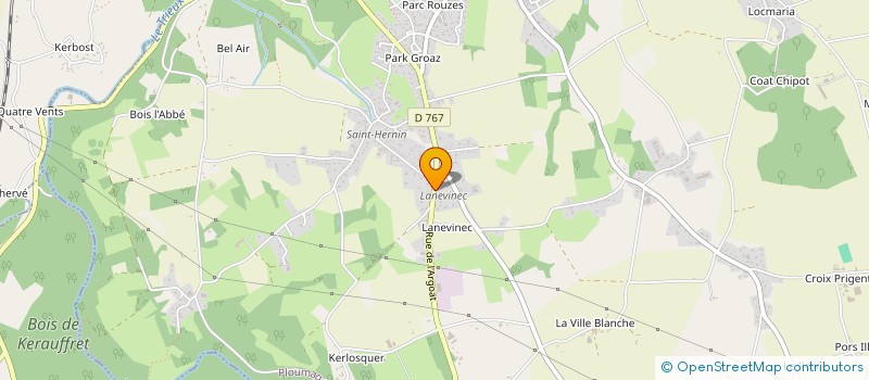 localisation de l'entreprise MONSIEUR ANDY LENESTOUR  PLOUMAGOAR