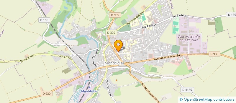 localisation de l'entreprise MONSIEUR ANDY LESPINASSE  MONTDIDIER