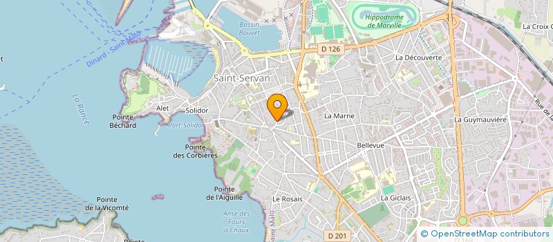 localisation de l'entreprise MONSIEUR ANDY LIBAT  SAINT-MALO