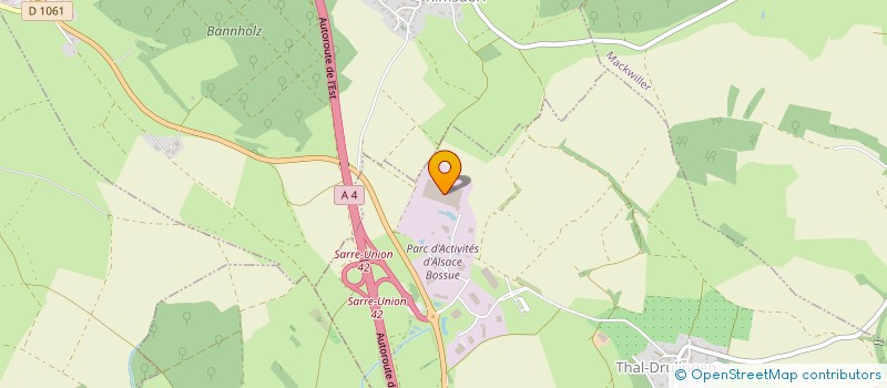 localisation de l'entreprise MONSIEUR ANDY LORIER  THAL-DRULINGEN