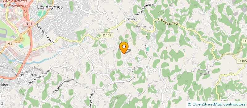 localisation de l'entreprise MONSIEUR ANDY MAJEUR  LES ABYMES