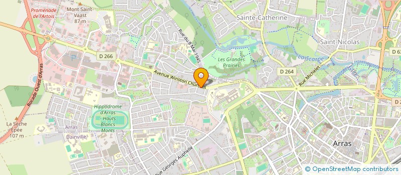 localisation de l'entreprise MONSIEUR ANDY MESSIANT à ARRAS
