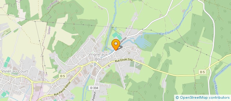 localisation de l'entreprise MONSIEUR ANDY MONCLIN  VRIGNE AUX BOIS